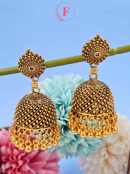 Oxidize Jhumka Earring