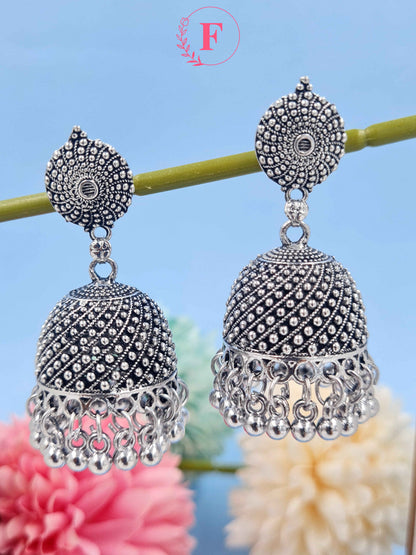 Oxidize Jhumka Earring