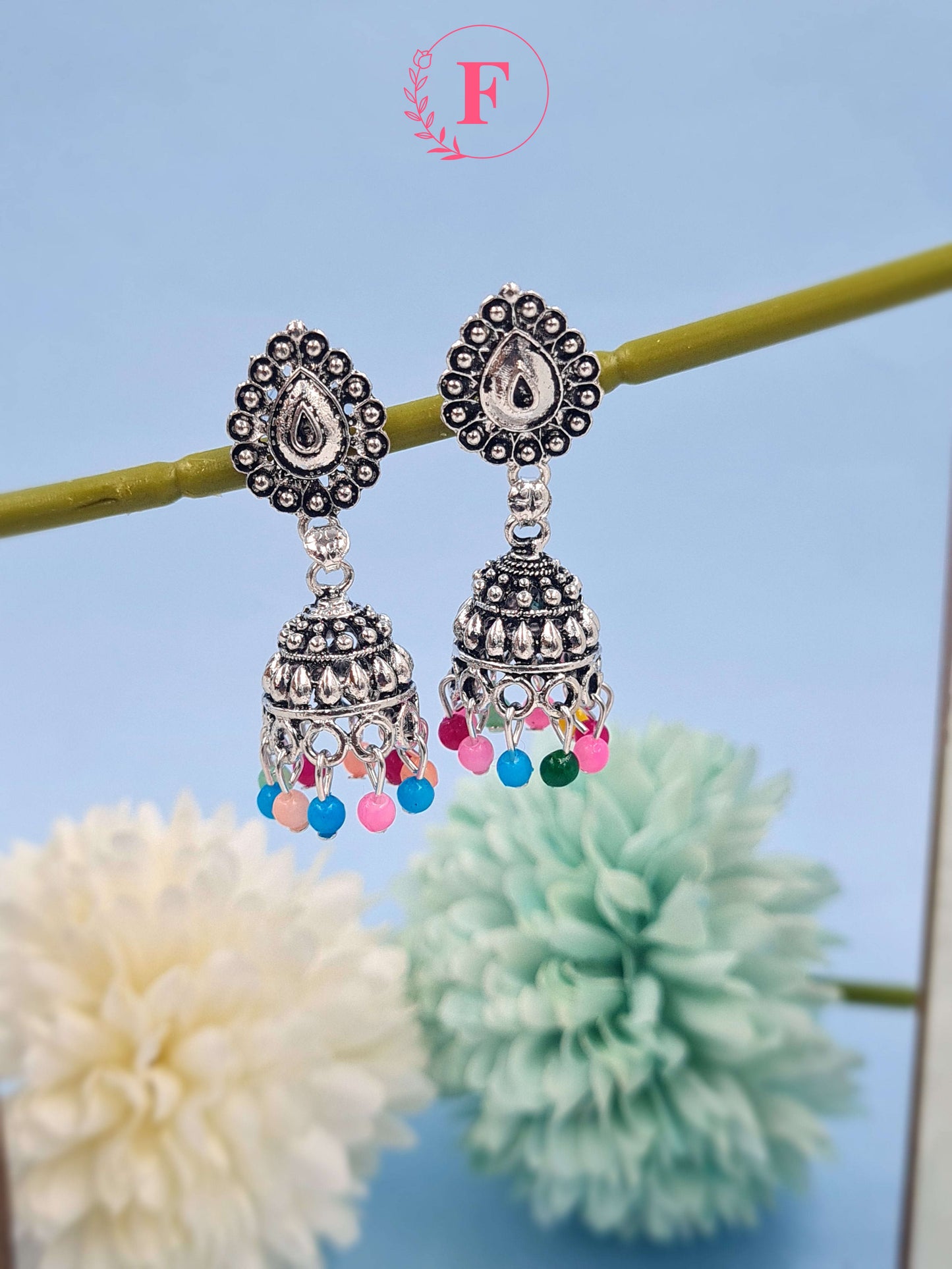 Gift Box of 7 Jhumka Earrings With 2 Free Gifts