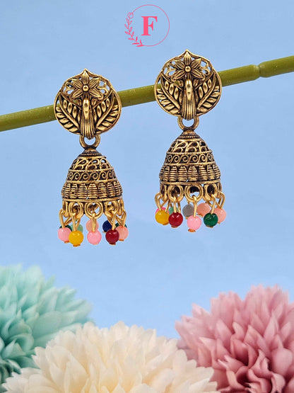 Gift Box of 7 Jhumka Earrings With 2 Free Gifts