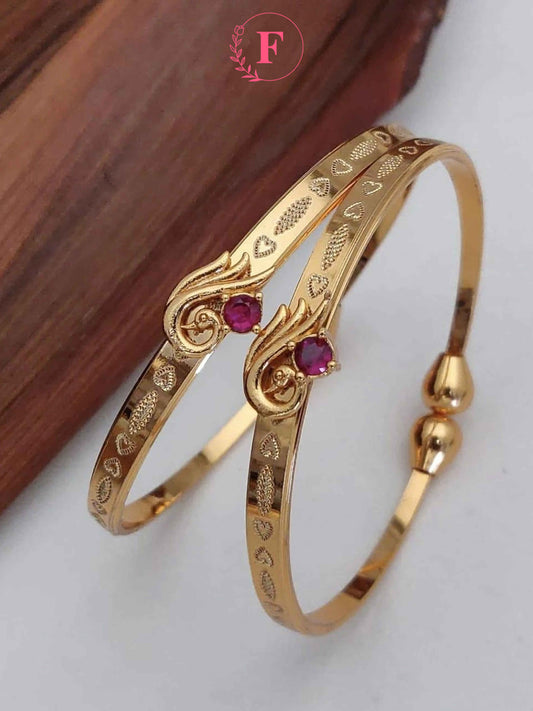 Adjustable Brass Bracelet for Ladies 1 Pair (2 Pieces)